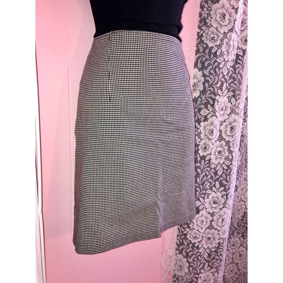 Houndstooth print pencil skirt size 14 - Picture 5 of 7